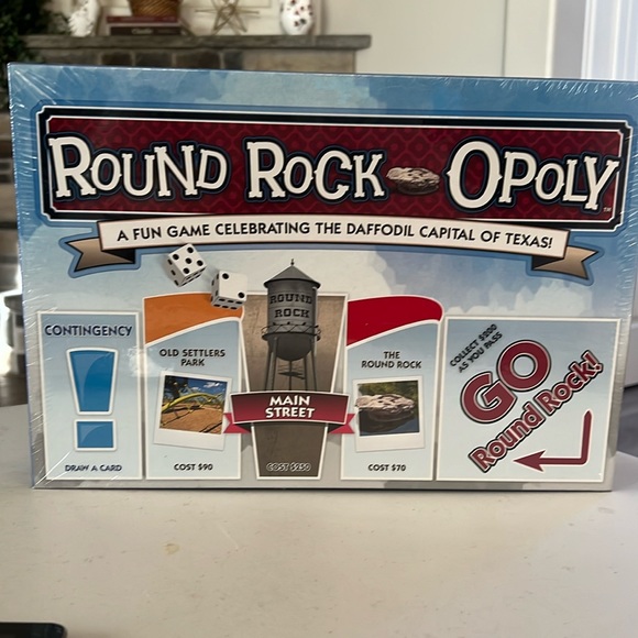 Brand new! Round Rock Opoly (monopoly) celebrating daffodil capital of Texas. - Picture 1 of 8